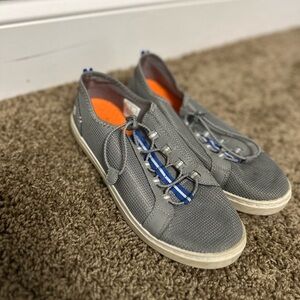 Sperry Gray and Blue Kids Sneakers